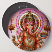 Ganesha Button - Versie 7 (Voorkant /achterkant)