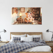 Ganesha Canvas Afdruk (Insitu (Slaapkamer))