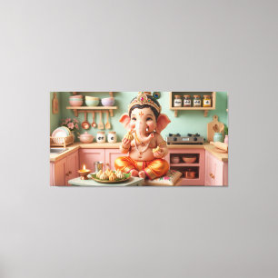 Ganesha Canvas Afdruk