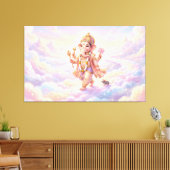 Ganesha Canvas Afdruk (Insitu (Woonkamer))
