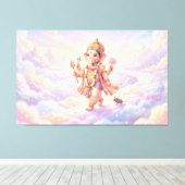 Ganesha Canvas Afdruk (Insitu (Houten vloer))