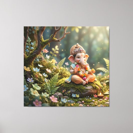 Ganesha Canvas Afdruk (Voorkant)