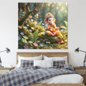 Ganesha Canvas Afdruk (Insitu (Slaapkamer))
