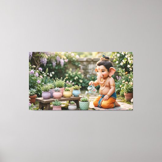 Ganesha Canvas Afdruk (Voorkant)