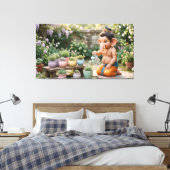 Ganesha Canvas Afdruk (Insitu (Slaapkamer))