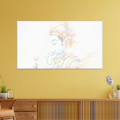 Ganesha Canvas Afdruk (Insitu (Woonkamer))