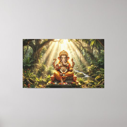 Ganesha Canvas Afdruk (Voorkant)