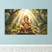 Ganesha Canvas Afdruk (Insitu (Houten vloer))