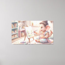 Ganesha Canvas Afdruk