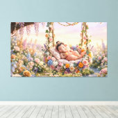 Ganesha Canvas Afdruk (Insitu (Houten vloer))