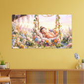Ganesha Canvas Afdruk (Insitu (Woonkamer))