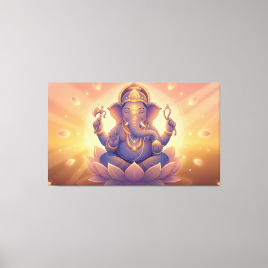 Ganesha Canvas Afdruk (Voorkant)
