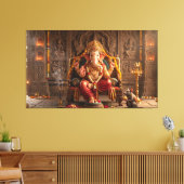 Ganesha Canvas Afdruk (Insitu (Woonkamer))