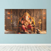 Ganesha Canvas Afdruk (Insitu (Houten vloer))