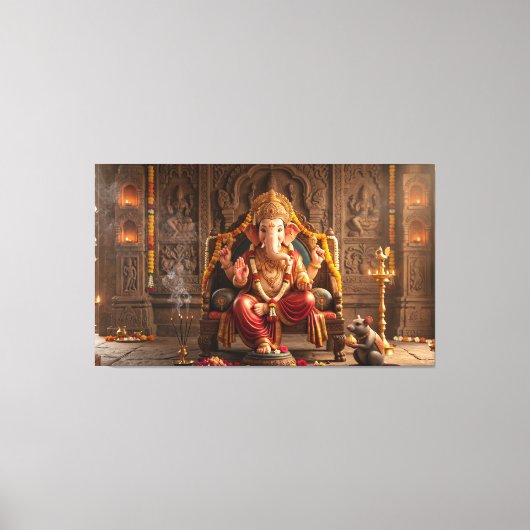Ganesha Canvas Afdruk (Voorkant)