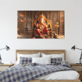 Ganesha Canvas Afdruk (Insitu (Slaapkamer))