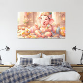 Ganesha Canvas Afdruk (Insitu (Slaapkamer))