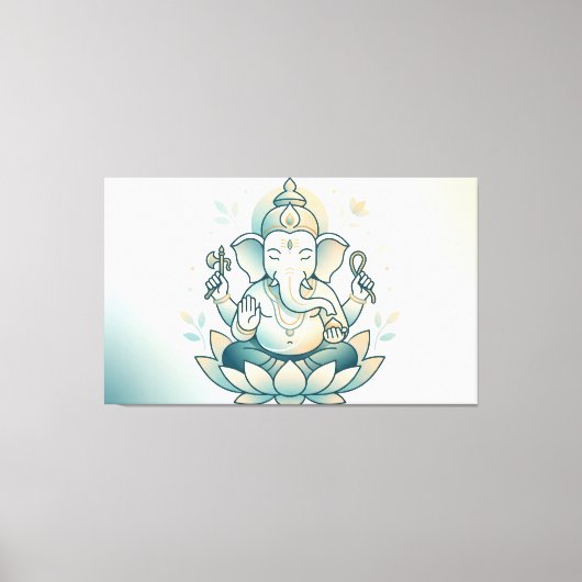 Ganesha Canvas Afdruk (Voorkant)