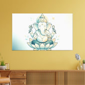 Ganesha Canvas Afdruk (Insitu (Woonkamer))