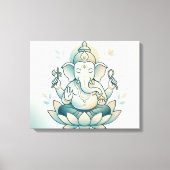 Ganesha Canvas Afdruk (Voorkant)