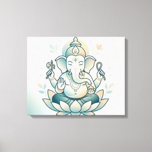 Ganesha Canvas Afdruk (Voorkant)