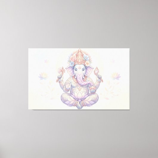 Ganesha Canvas Afdruk (Voorkant)