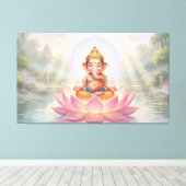 Ganesha Canvas Afdruk (Insitu (Houten vloer))