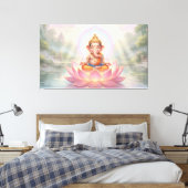 Ganesha Canvas Afdruk (Insitu (Slaapkamer))