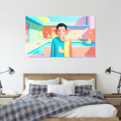 Ganesha Canvas Afdruk (Insitu (Slaapkamer))
