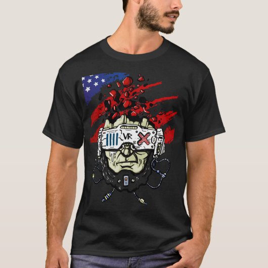 Ganesha-cartoon. T-shirt (Voorkant)