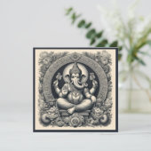 Ganesha Deity Kaart (Staand voorkant)