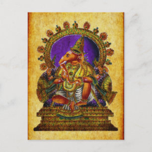 Ganesha Deva antiek Briefkaart