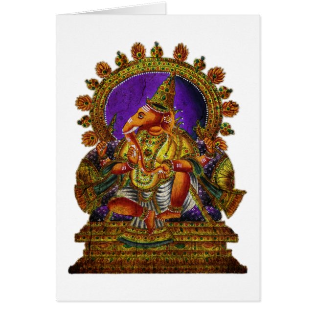 Ganesha Deva antiek | maak je eigen achtergrond (Voorkant)