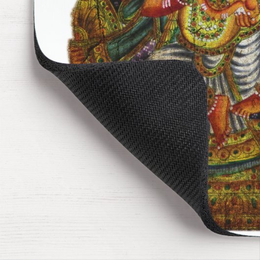 Ganesha Deva antiek | Maak uw eigen achtergrond Muismat (Hoek)