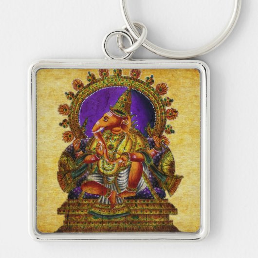 Ganesha Deva antiek Sleutelhanger (Voorkant)