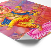 Ganesha Diosa Elefante Poster (Hoek)