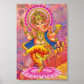 Ganesha Diosa Elefante Poster (Voorkant)