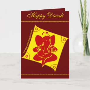 Ganesha Diwali Groeten Kaart