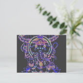 Ganesha Elephant godin Briefkaart (Staand voorkant)