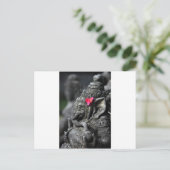 Ganesha elephant Hindu God of Succes Briefkaart (Staand voorkant)