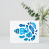 Ganesha Elepnat God Mandala Briefkaart (Staand voorkant)