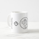 Ganesha en Goddesses Coffee Mok (Voorkant links)