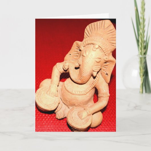 Ganesha Feestdagen Kaart (Voorkant)