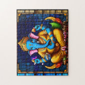 Ganesha - Ganapati Godheid God van India Legpuzzel (Verticaal)