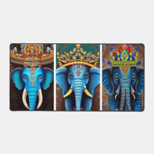 Ganesha, ganesh, ganapati verwijderaar van obstake bureaumat (Voorkant)