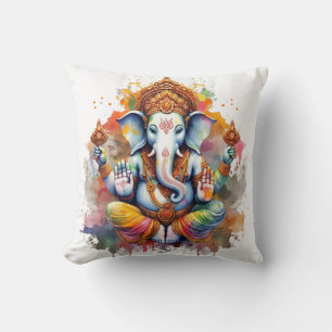Ganesha, ganesh, ganapati verwijderaar van obstake kussen