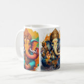 Ganesha, ganesh, ganapati verwijderen van obstakel koffiemok (Voorkant links)