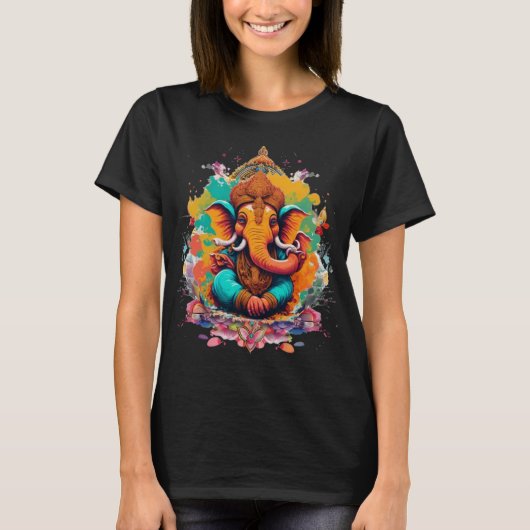 Ganesha, ganesh, ganapati verwijderen van obstakel t-shirt (Voorkant)