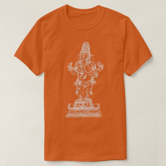 Ganesha Ganesh Hindoe God Hindoeïsme India T-shirt (Design voorkant)