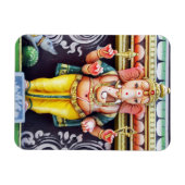 Ganesha God beeld Foto Magnet Magneet (Horizontaal)